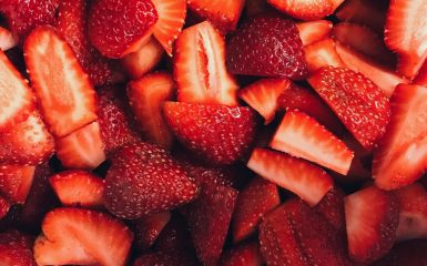 A picture of strawberries